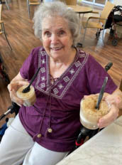 Trudy offering loved staff root beer floats