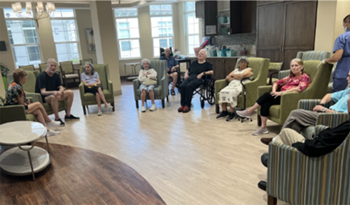 memory care activity kickball