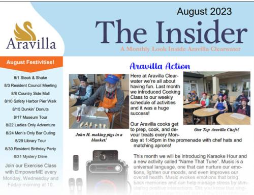 Memory Care Newsletter August 2023