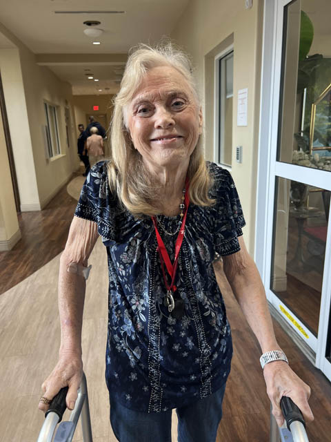 memory care resident Judy