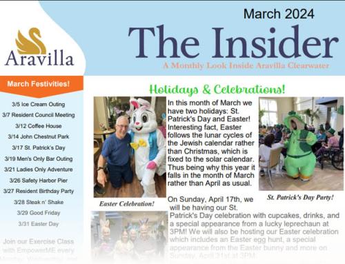 Memory Care Newsletter March 2024
