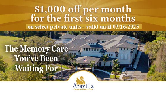 Memory Care Special Move-in Offer Aravilla Clearwater