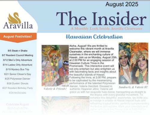 Memory Care Newsletter August 2025