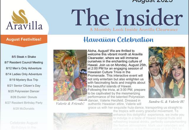 memory care newsletter image August 2025