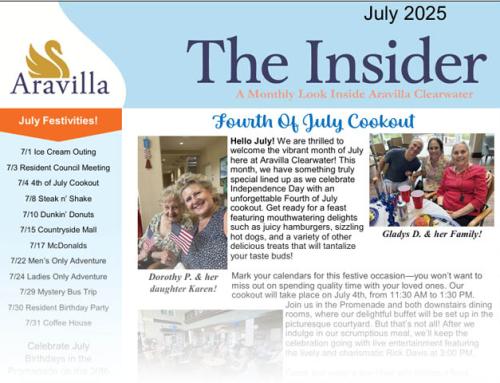 Memory Care Newsletter July 2025