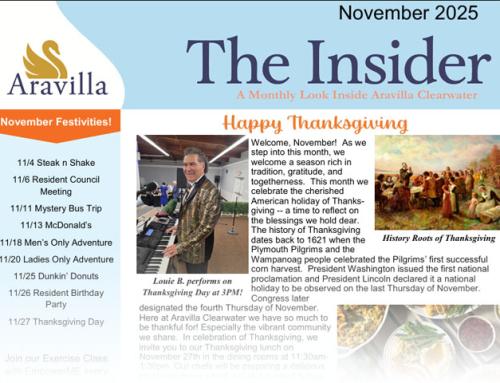 Memory Care Newsletter November 2025