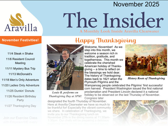 memory care newsletter image NOV 2025