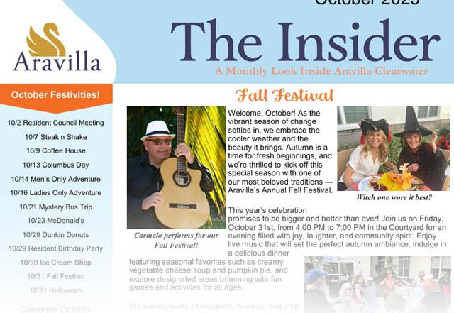 memory care newsletter image OCT 2025