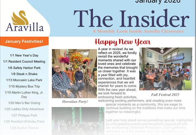 memory care JAN newsletter image