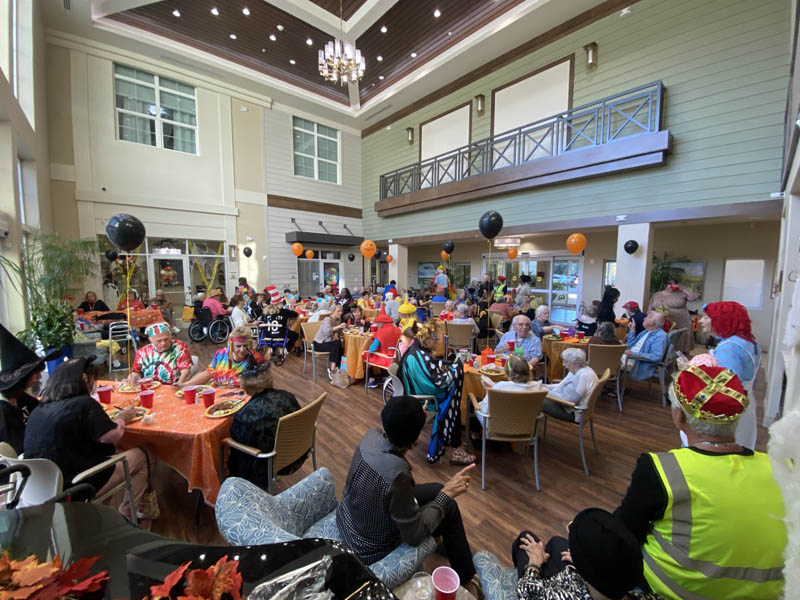 memory care residents Fall Festival