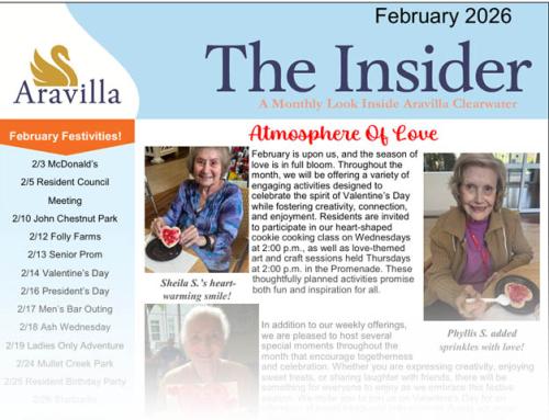 Memory Care Newsletter February 2026