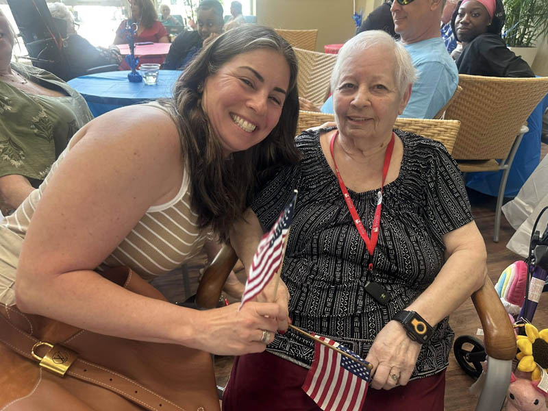 Dawn and AnnaMarie Memorial day celebration