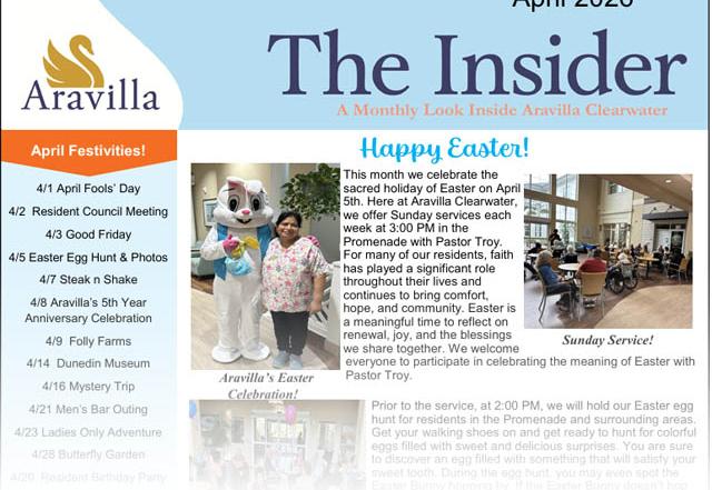 memory care newsletter image April 2026