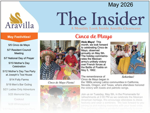 memory care newsletter image May 2026