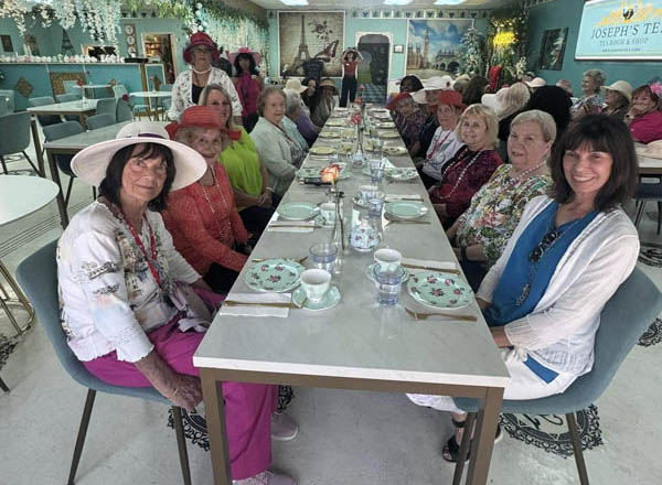 memory care residents celebrating mother's day