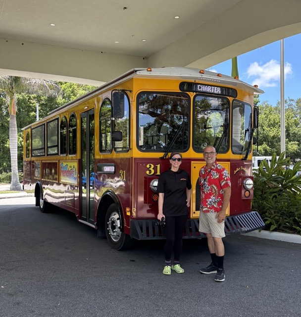 Trolley excursions for seniors Aravilla Clearwater