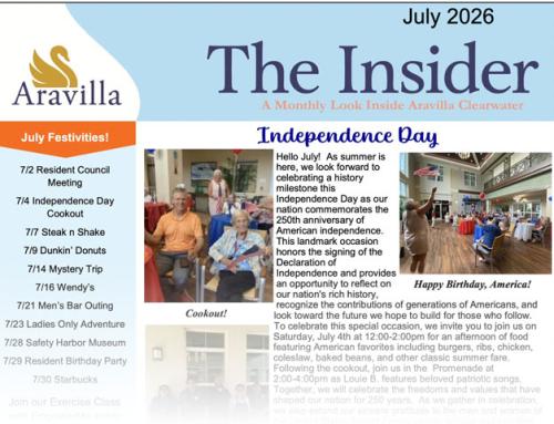 Memory Care Newsletter July