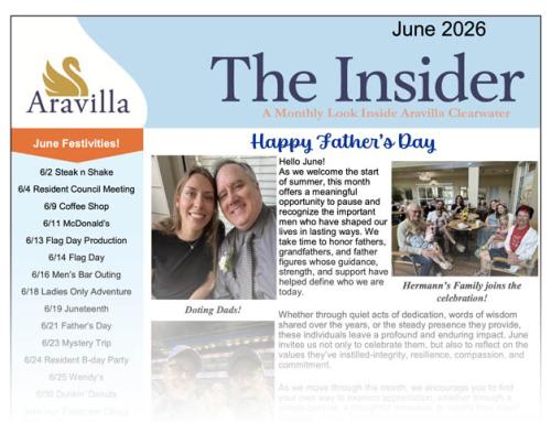 Memory Care Newsletter June 2026