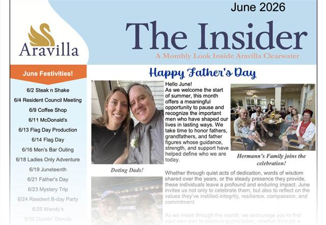 memory care newsletter image June 2026