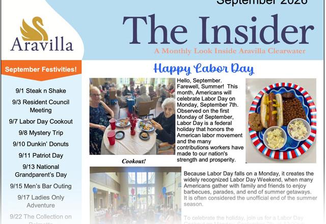 memory care newsletter image SEP 2026