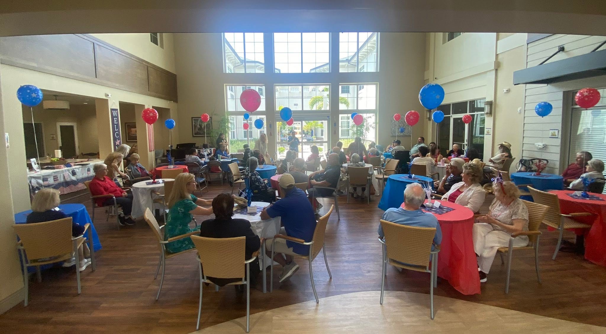 memory care residents celebrating labor day memory care residents celebrating labor day
