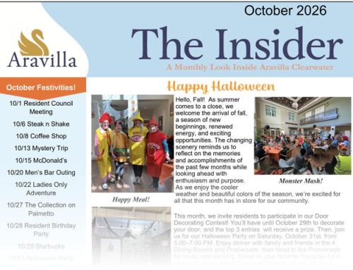 Memory Care Newsletter October 2026
